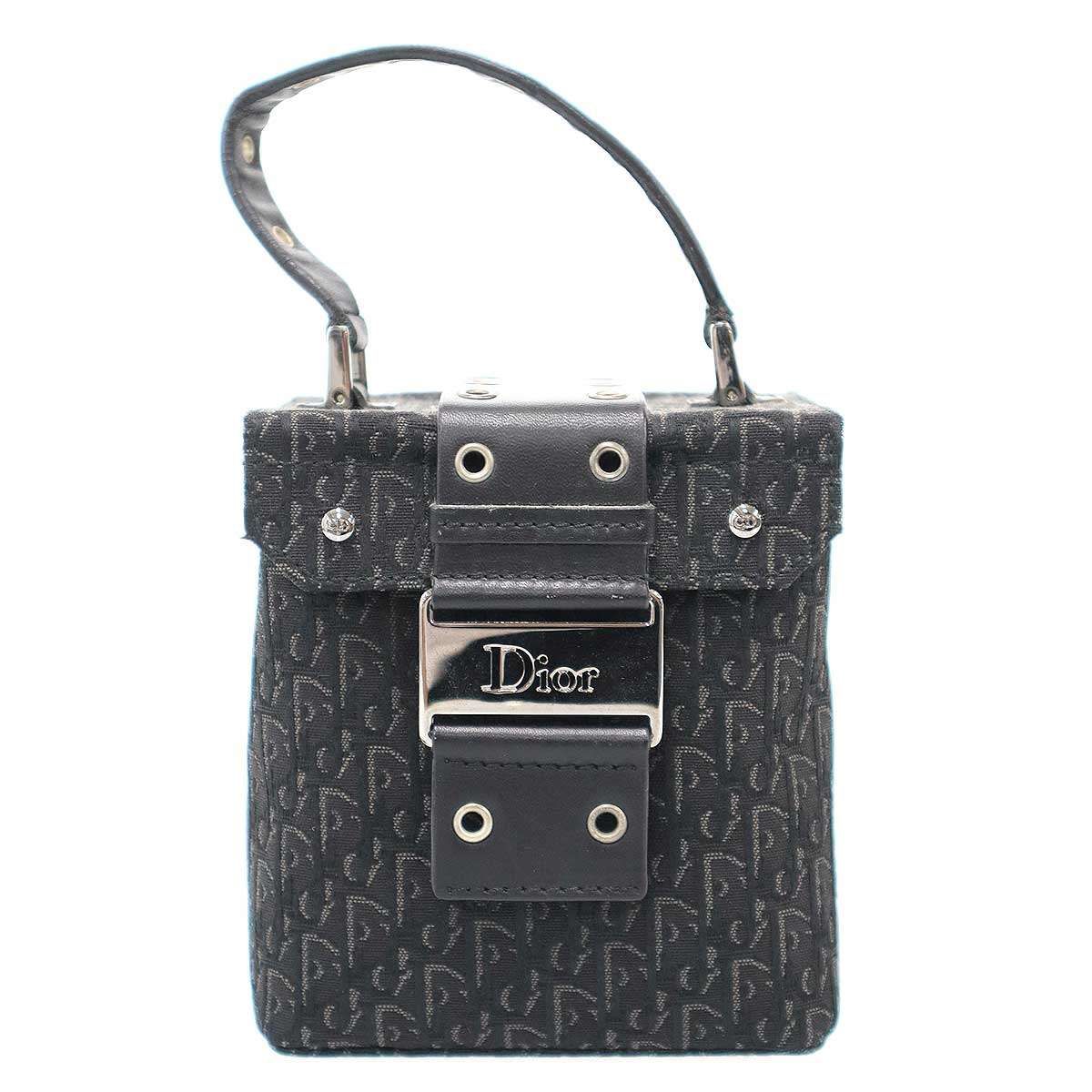 Dior Trotter Canvas Vanity Bag Black