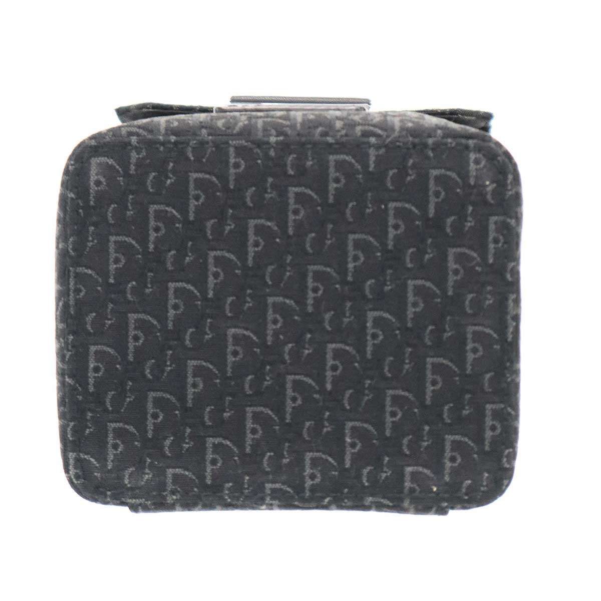 Dior Trotter Canvas Vanity Bag Black — view 4