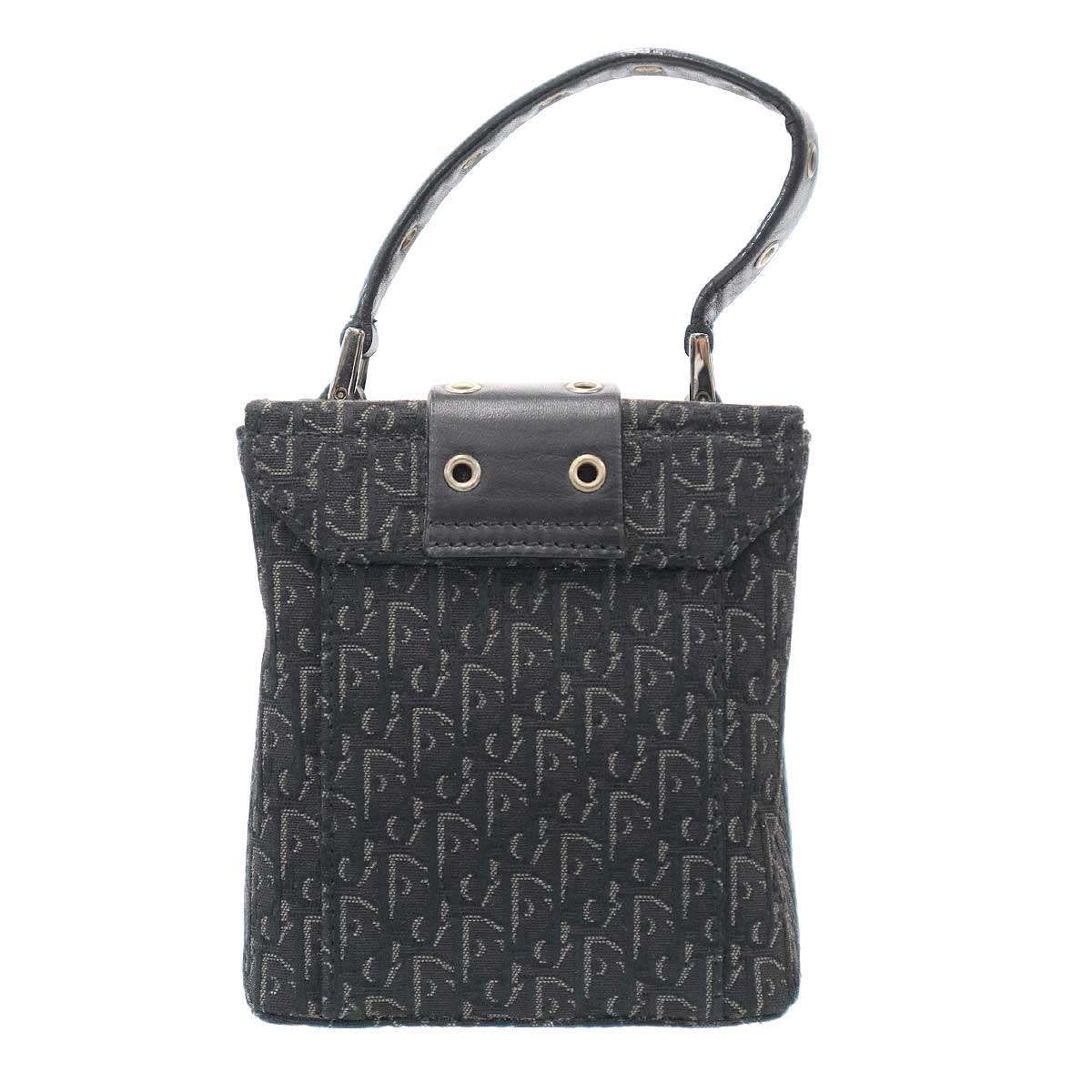 Dior Trotter Canvas Vanity Bag Black — view 2