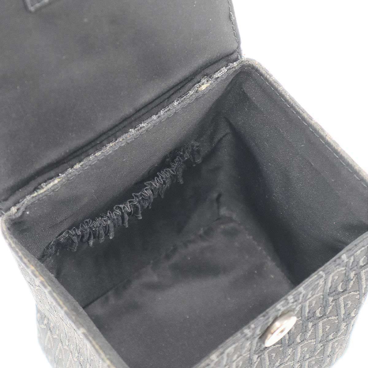Dior Trotter Canvas Vanity Bag Black — view 6