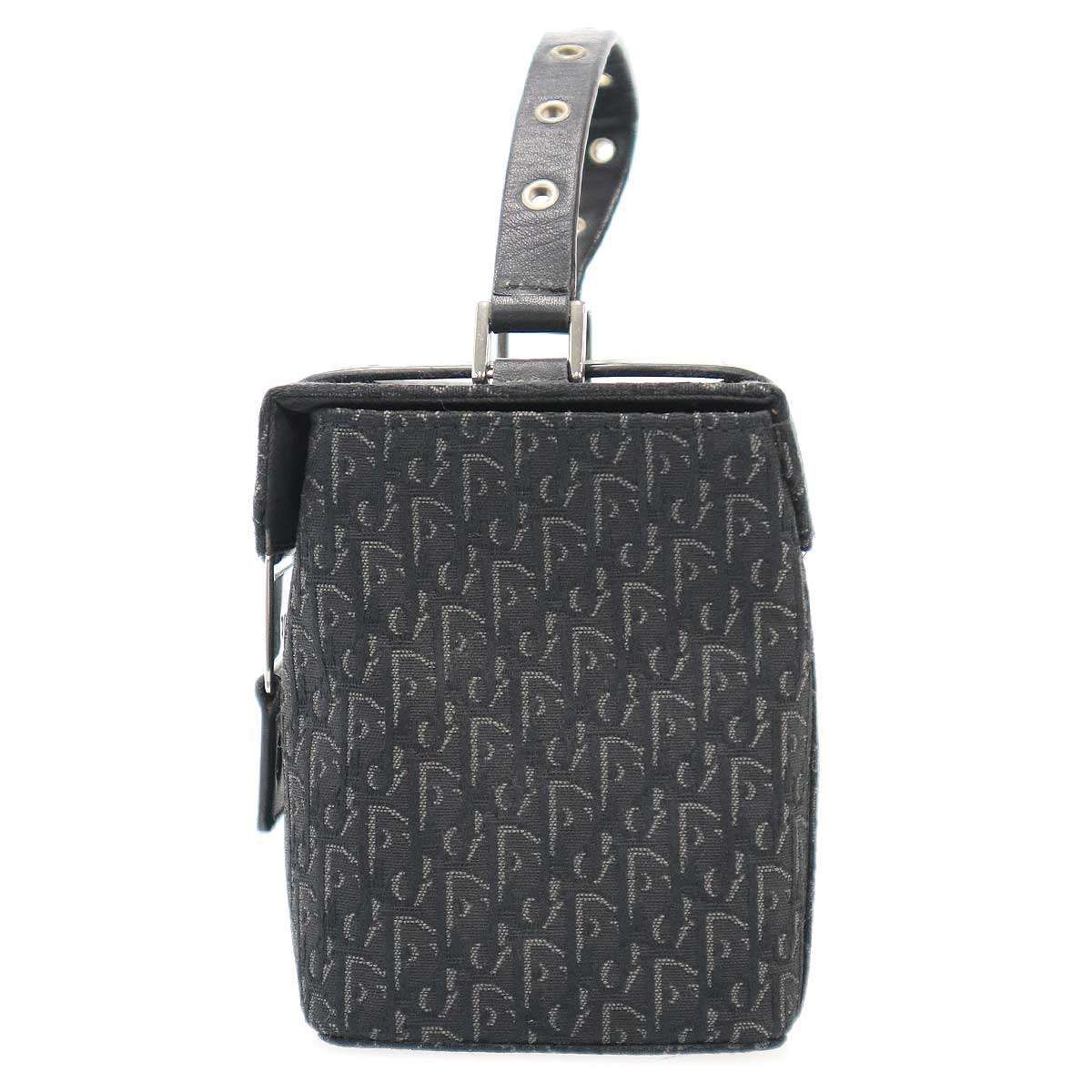 Dior Trotter Canvas Vanity Bag Black — view 3