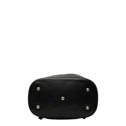 Saint Laurent Tweed Backpack Drawstring Red Leather — view 3