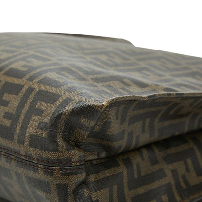 Fendi Zucca Tote Bag Brown Leather — view 4