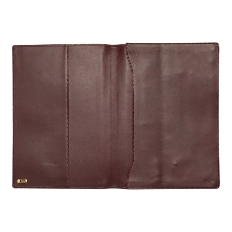 Gucci Document Case Wine Red Bordeaux Leather 1 Shoulder Bag — view 6