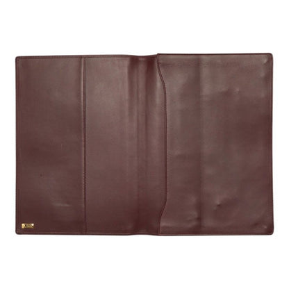 Gucci Document Case Wine Red Bordeaux Leather 1 Shoulder Bag — view 6