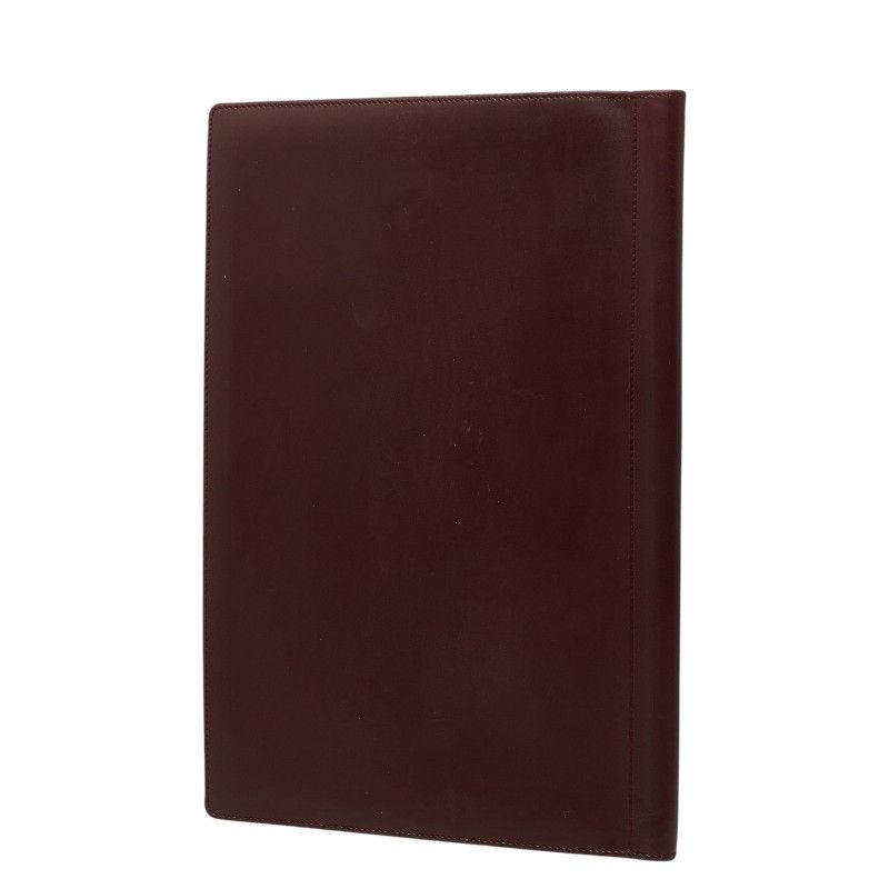 Gucci Document Case Wine Red Bordeaux Leather 1 Shoulder Bag — view 2