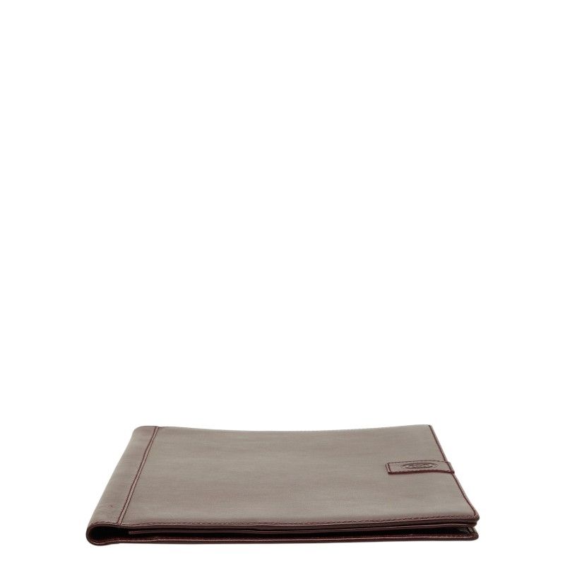 Gucci Document Case Wine Red Bordeaux Leather 1 Shoulder Bag — view 3