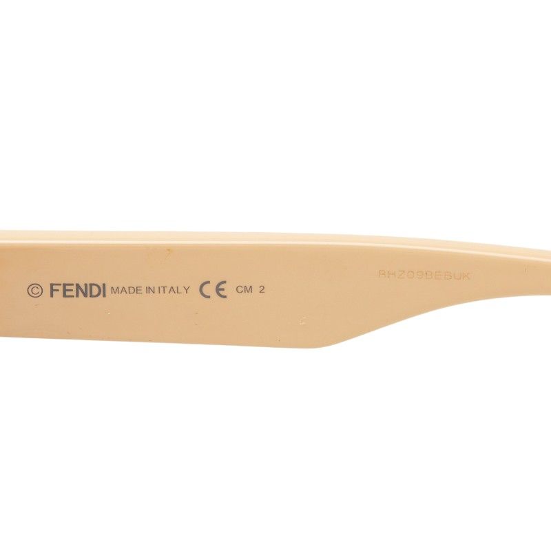 Fendi Cat Eye Gradient Sunglasses Beige Brown Acetate Eyewear — view 6