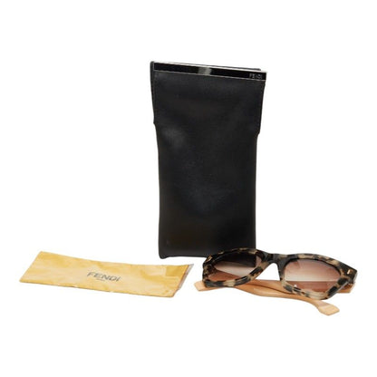 Fendi Cat Eye Gradient Sunglasses Beige Brown Acetate Eyewear — view 7