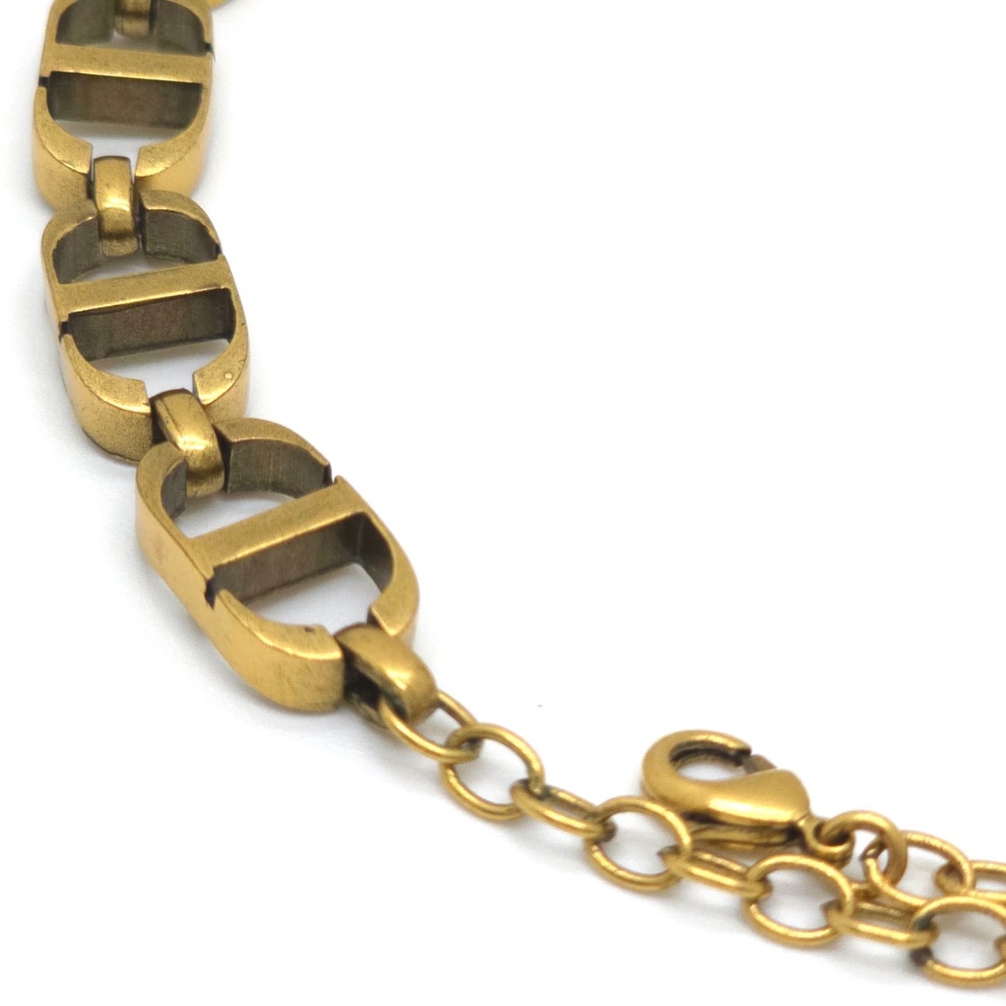 Dior 30 Montaigne Short Necklace Choker 30.5 37 CD Signature Gold — view 5