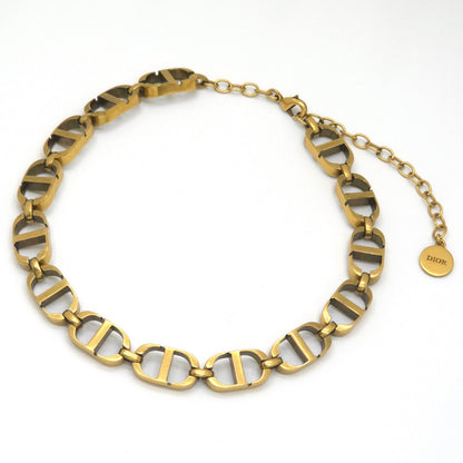 Dior 30 Montaigne Short Necklace Choker 30.5 37 CD Signature Gold