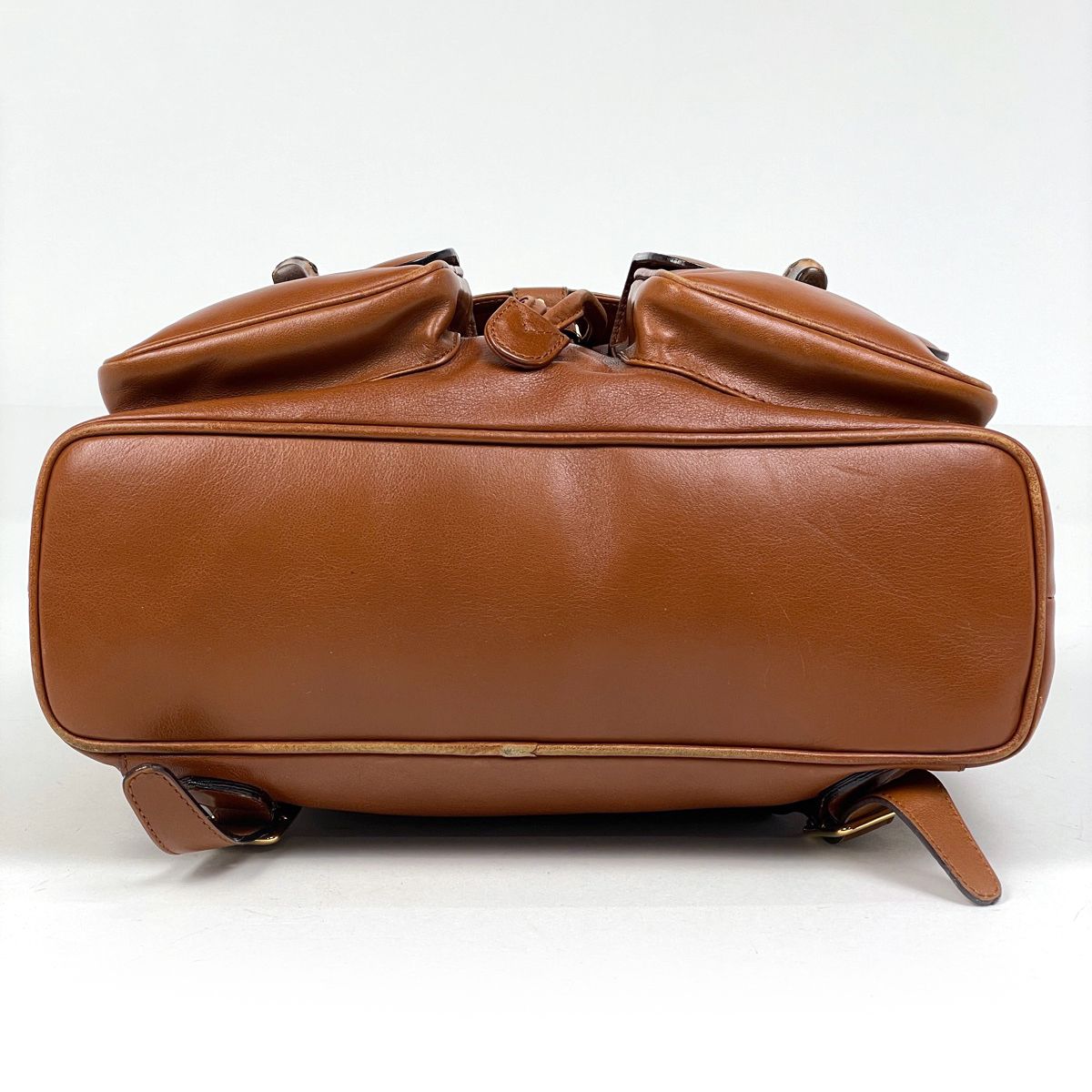 Gucci Bamb Backpack Leather Brown — view 3