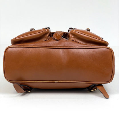 Gucci Bamb Backpack Leather Brown — view 3