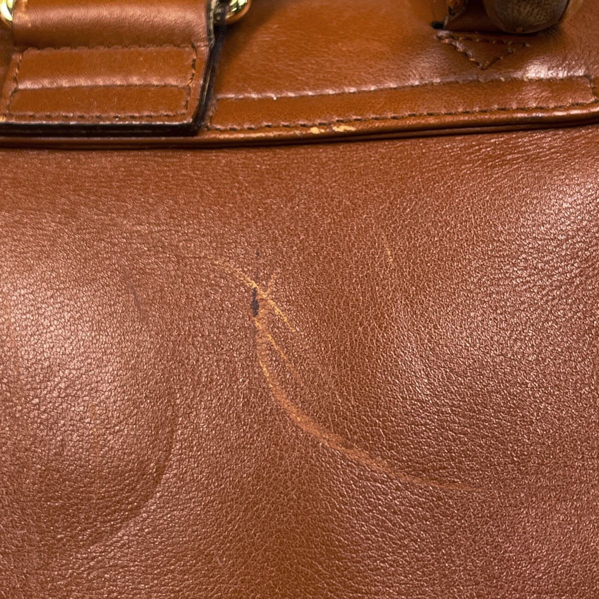 Gucci Bamb Backpack Leather Brown — view 5