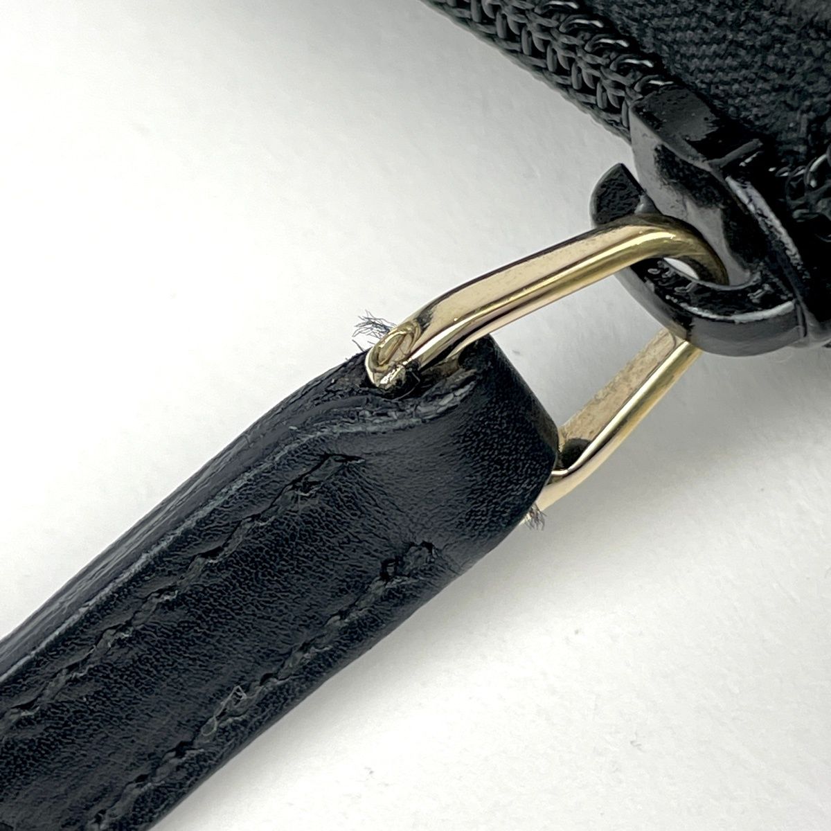 Gucci GG Pattern Shoulder Bag Nylon Black — view 5