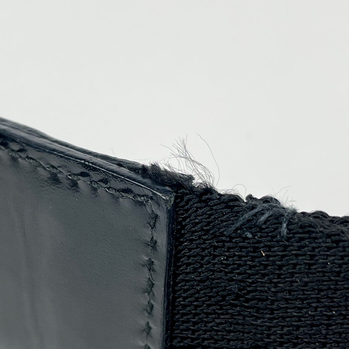 Gucci GG Pattern Shoulder Bag Nylon Black — view 7