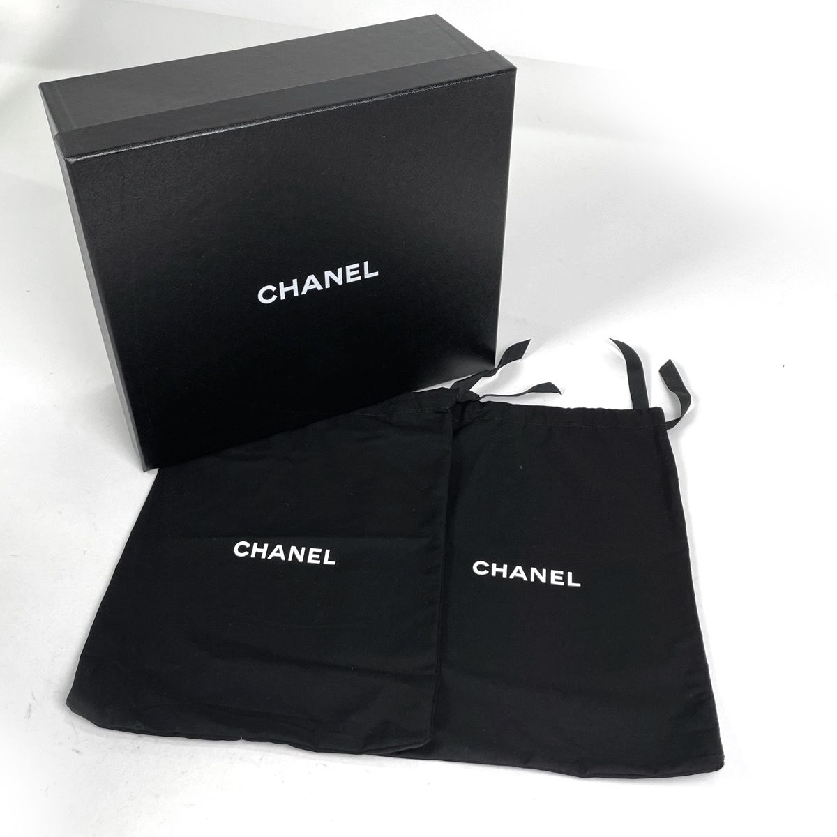 Chanel CC Logo Loafers Platform Shoes Leather Black — view 8