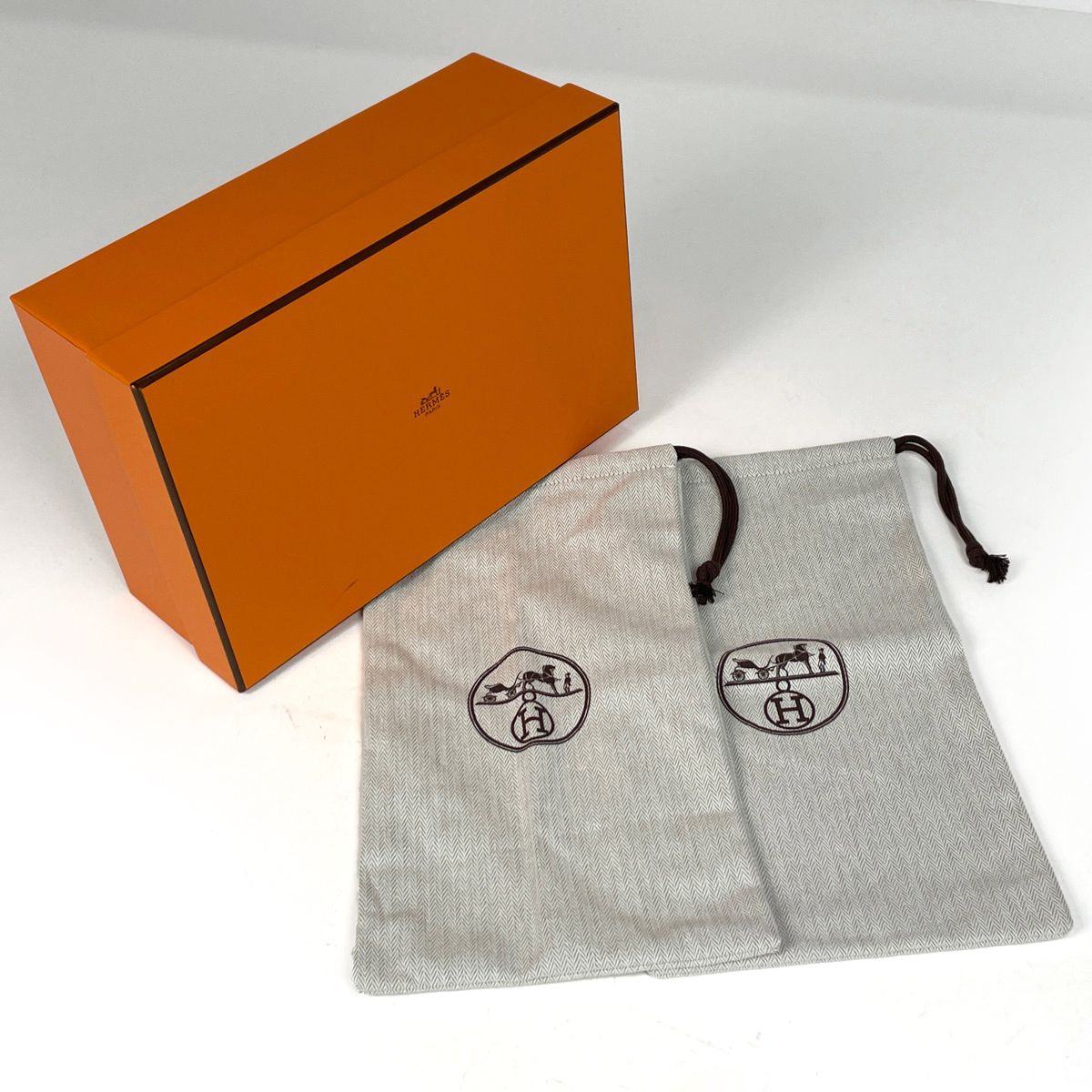 Hermes Moccasins Montmartre Logo Shoes Leather Black White — view 8