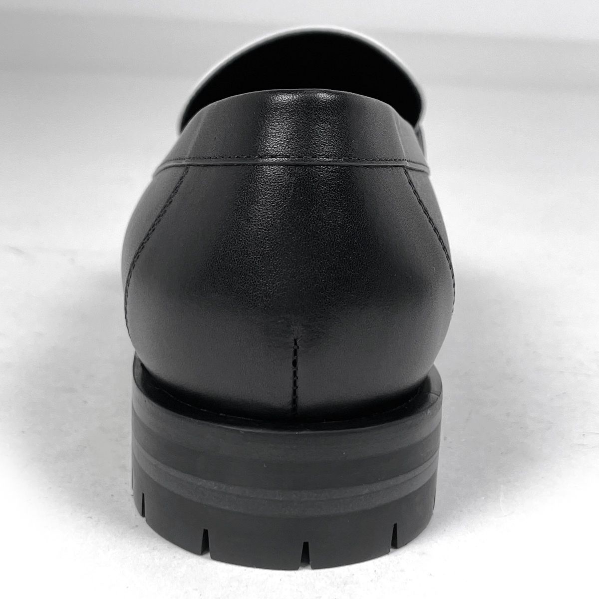 Hermes Moccasins Montmartre Logo Shoes Leather Black White — view 3