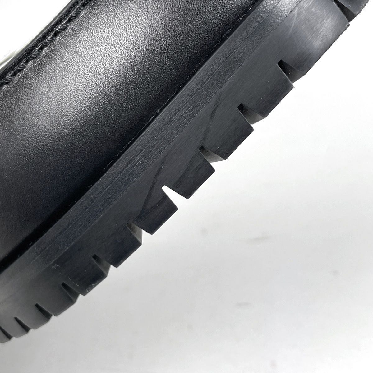 Hermes Moccasins Montmartre Logo Shoes Leather Black White — view 6