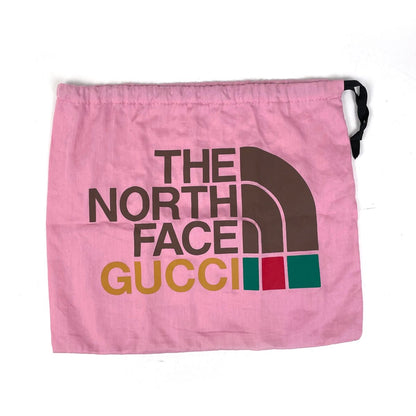 Gucci GG Pattern Belt Bag North Face Collaboration Canvas Beige Orange — view 8