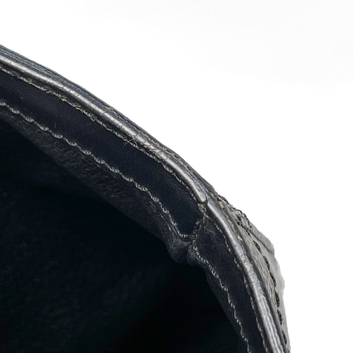 Celine Macadam Handbag Circle Handle Brown Black — view 6