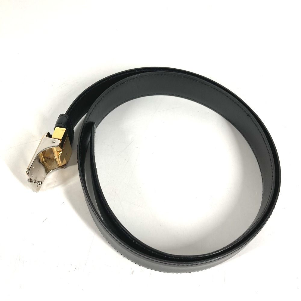 Cartier Belt Santos Logo Leather Black — view 5