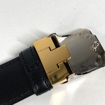 Cartier Belt Santos Logo Leather Black — view 7