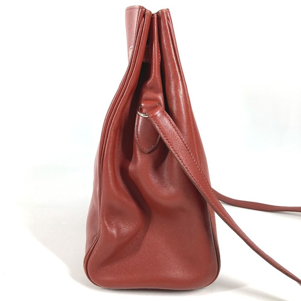 Hermes Shoulder Bag Kelly Sports MM Leather Brown — view 4