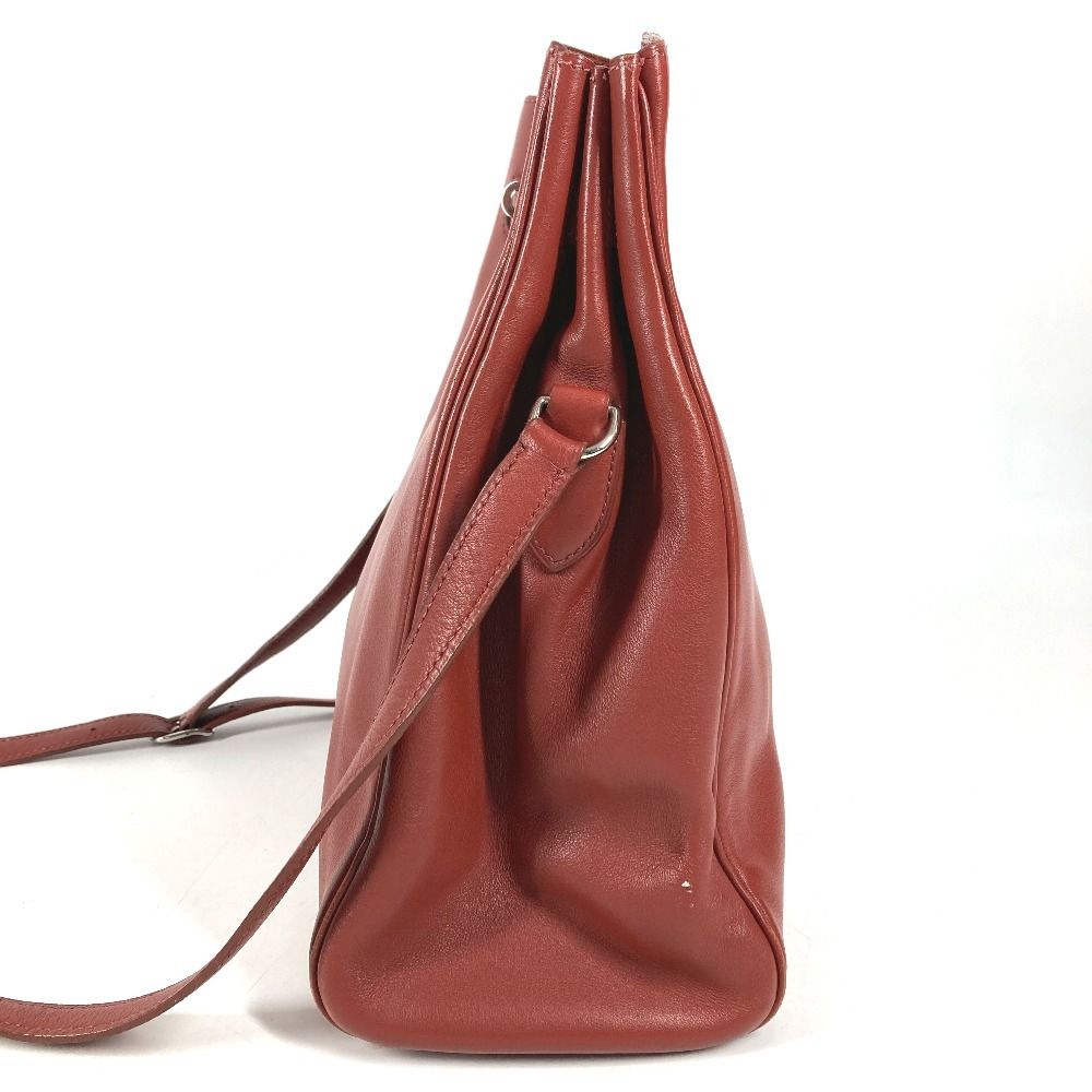 Hermes Shoulder Bag Kelly Sports MM Leather Brown — view 3