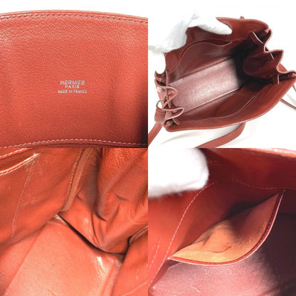 Hermes Shoulder Bag Kelly Sports MM Leather Brown — view 8