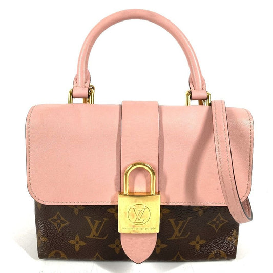 Louis Vuitton Handbag Locky BB Monogram Canvas Rose Poudre Pink