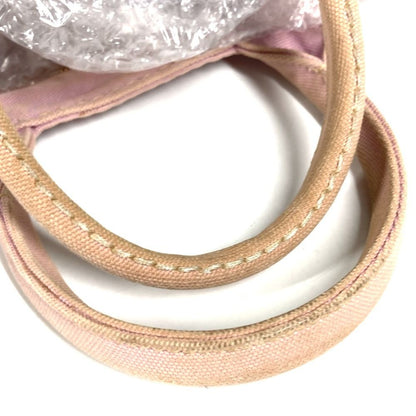 Prada Handbag Canapa Logo Mini Canvas Pink — view 5