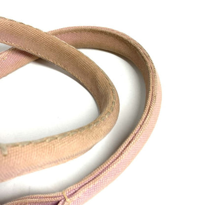 Prada Handbag Canapa Logo Mini Canvas Pink — view 4