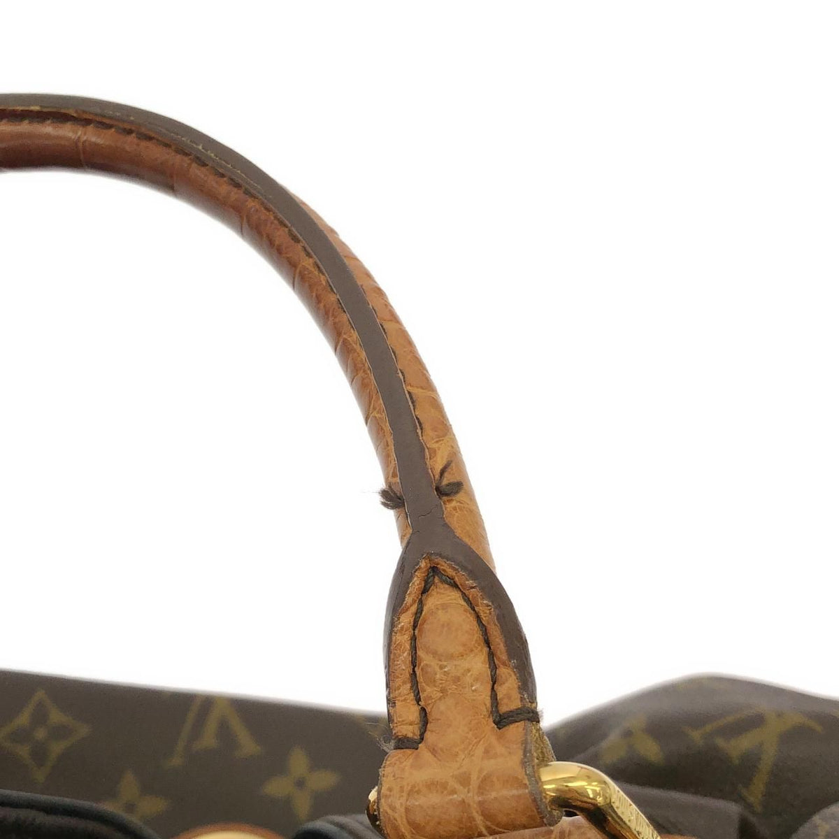 Louis Vuitton Monogram Exotic Leather x L Shoulder Bag — view 7