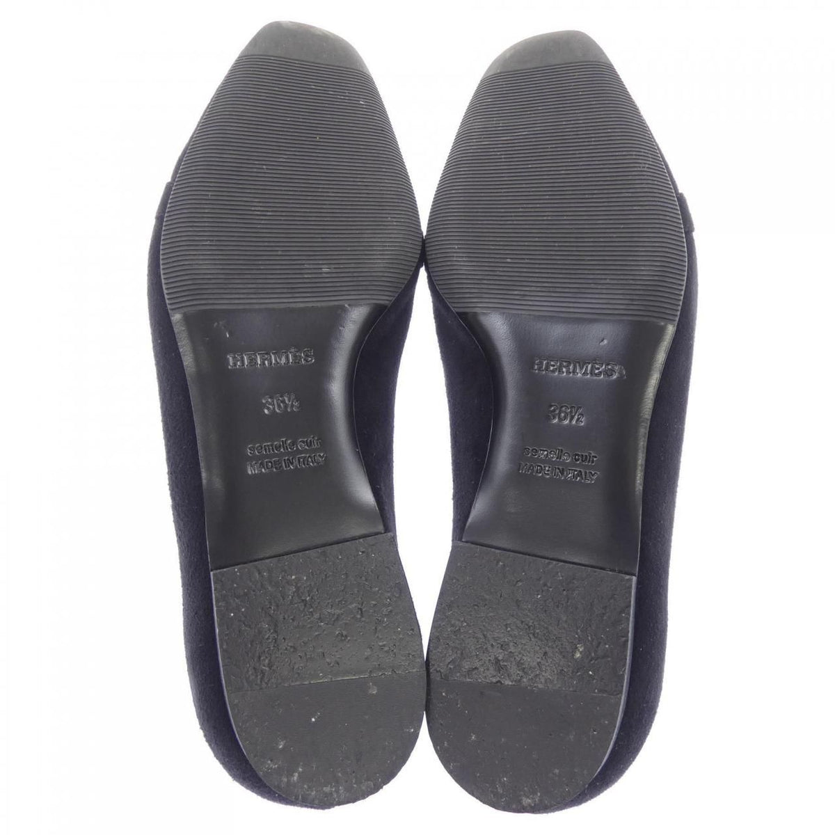 Hermes Bilbao Kelly Buckle Flat Shoes — view 4