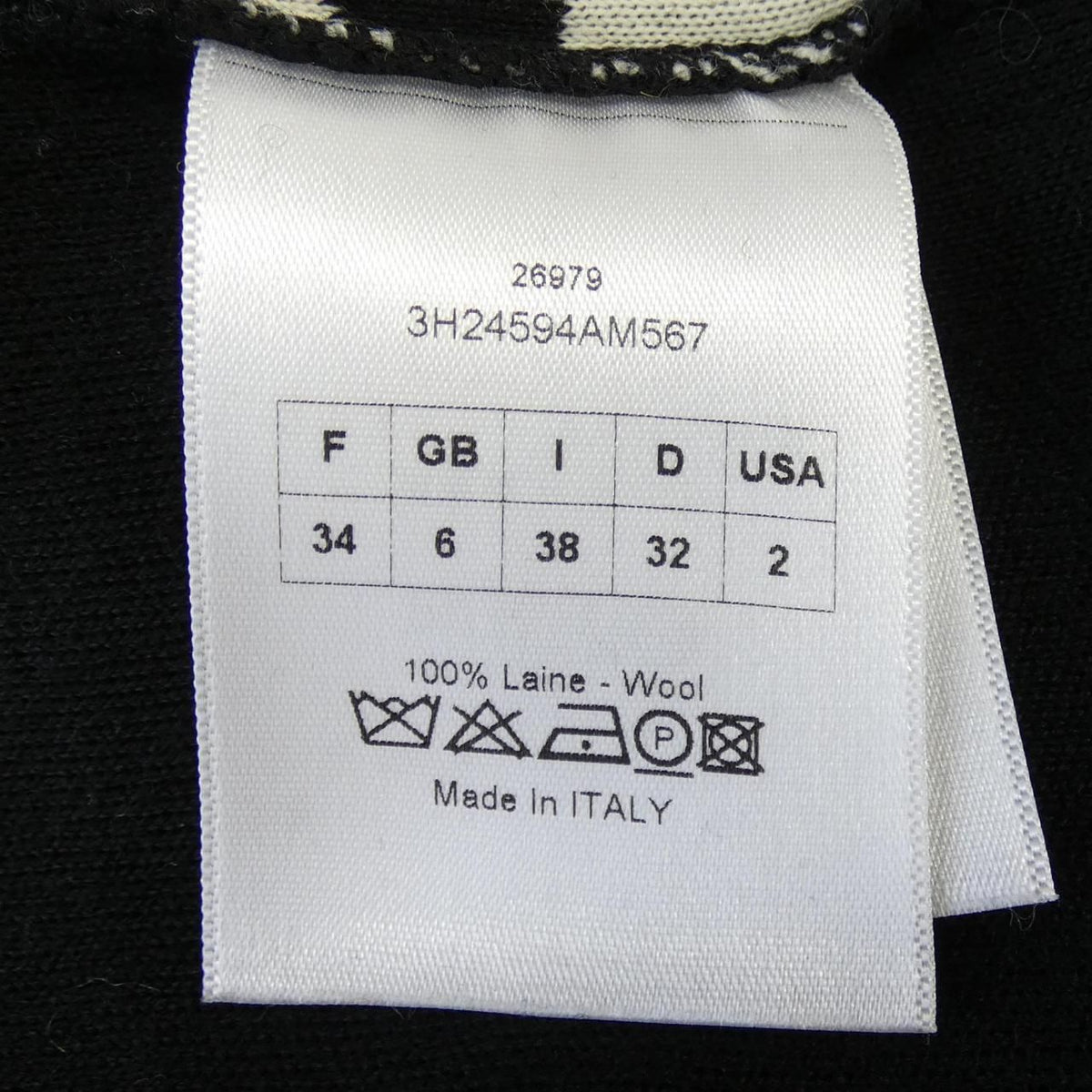 Dior Knit Sweater Black — view 3