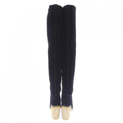 Chanel Long Boots Black — view 5