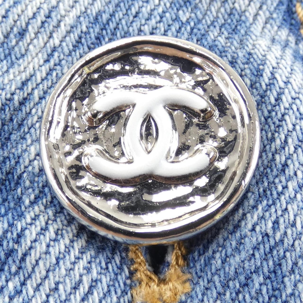 Chanel Denim Jacket Blue — view 8