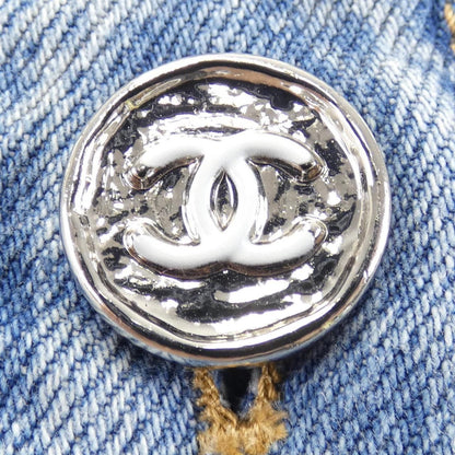 Chanel Denim Jacket Blue — view 8