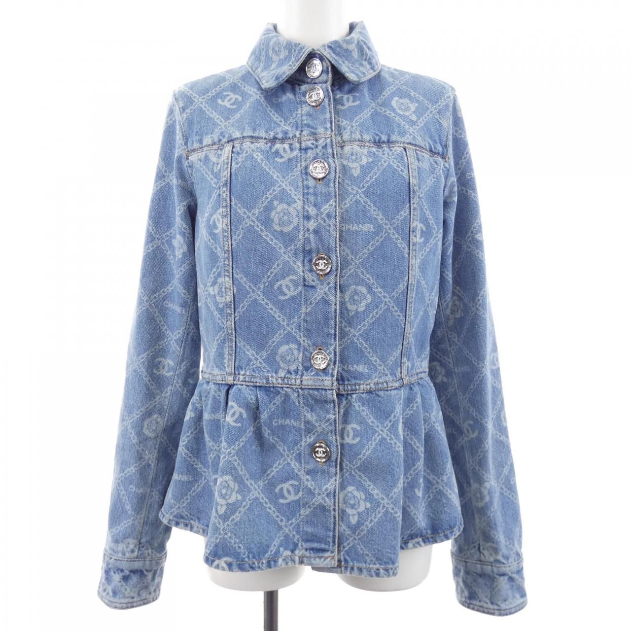 Chanel Denim Jacket Blue