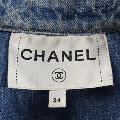 Chanel Denim Jacket Blue — view 5