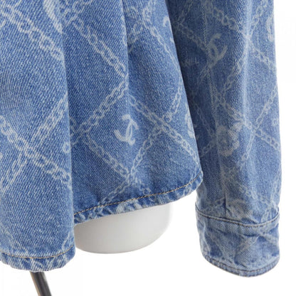 Chanel Denim Jacket Blue — view 7