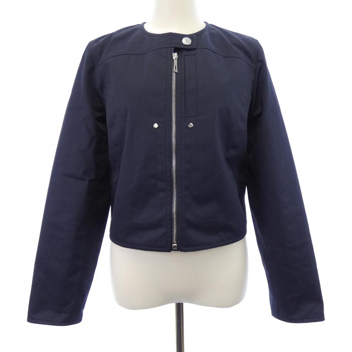 Hermes Cartouche Clou de Selle Collarless Jacket