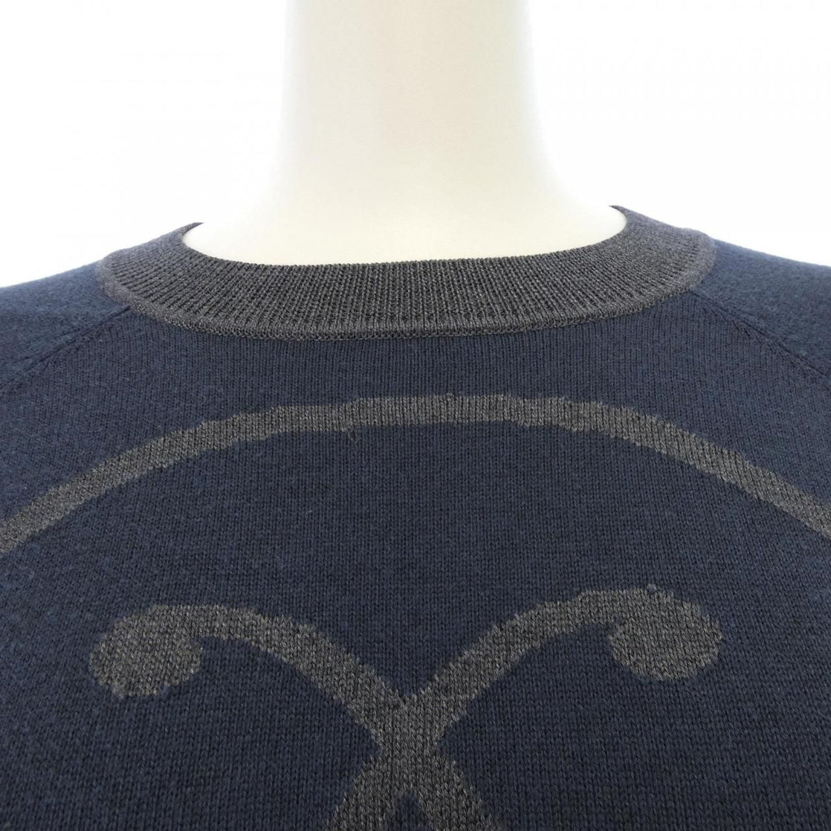 Hermes Knit Sweater Navy — view 5