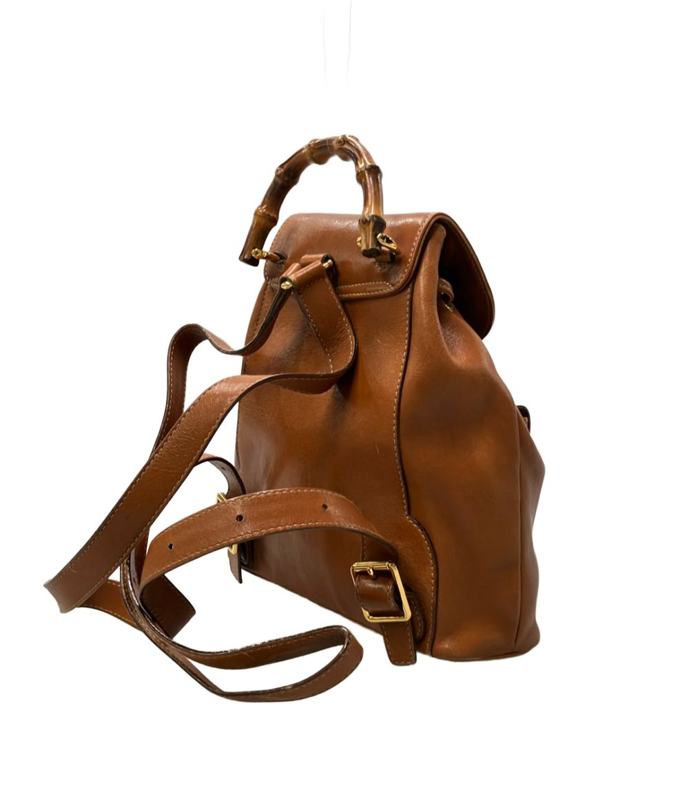 Gucci Backpack Bamboo Brown — view 3