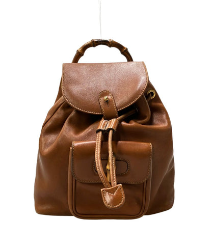 Gucci Backpack Bamboo Brown