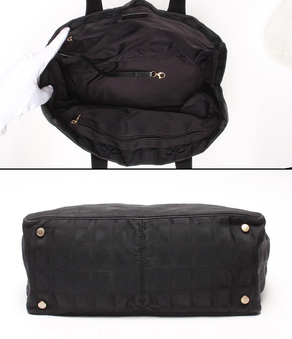 Chanel Tote Bag Gold New Travel Line MM — view 5