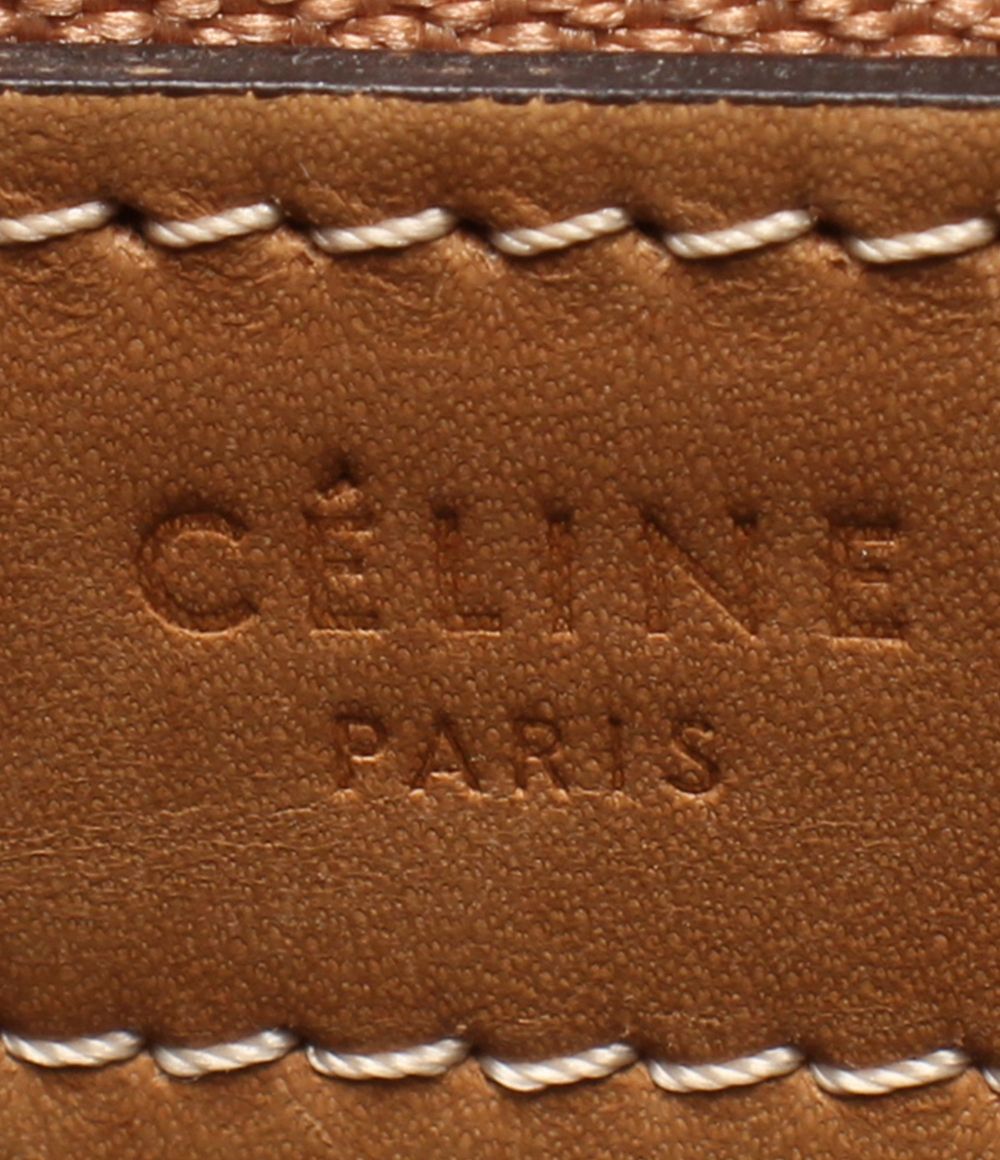 Celine Luggage Micro Handbag Beige Tan — view 5