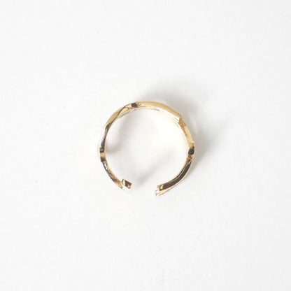 Saint Laurent Paris Ring YSL Logo Gold — view 7